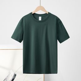 Women Solid T shirts Silk Cotton Blend Plain O neck Short Sleeved Tee Summer Candy Colors Basic Cozy Top