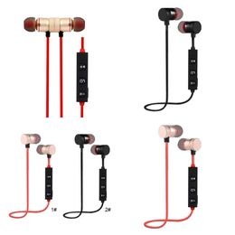 Calls Music Earbuds Stereo Magnetic Sports Headphones Bluetooth Earphones Wireless Headset With Mic Sports Headphones