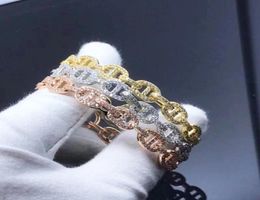 Chain Gold bangle Fashion Luxury Designer Silver Ladies Lady Men Screwdriver Diamond Jewelry Womens Mens Bracelets Bangle Bracelet7291314