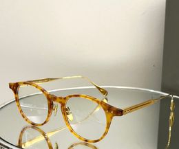 Tortoise Gold Glasses Frames Clear Lenses ASH Men Women Fashion Sunglasses Frames Eyewear with Box