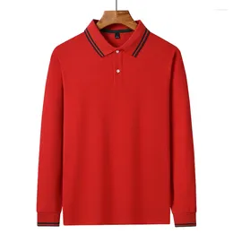 Men's Polos Logo Customized Spring And Autumn Business Leisure POLO Shirt