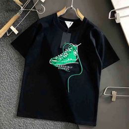 Designer T Shirts Bvs High Level Bottega Ven In The Early Of 2024 New Style Was Popular Elements Were Fashionable Bv Short Sleeve Mens Shoes Embroidered Tee Shirt 703