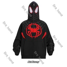 Designer Sp5der Hoodie Free Shipping Sweatshirts Y2k Spider Hoodie 555 Cotton Sense Letter Spider Zipper Cardigan Hoodie Trendy Brand Oversize Jacket 572