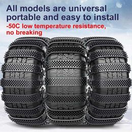 New Other Interior Accessories 1/5/10pcs Winter Car Tyres Anti-Slip Snow Chains Universal Sturdy Durable Anti Skid Wheel Ties Chains Car Accessories