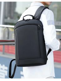 Backpack New Thin Laptop Backpack Men Bag 15.6 Inch Office Work Women Backpacks Business Bag Unisex Black Backpack Slim Back Pack Hot