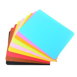 Baking Pastry Tools 40X30Cm Sile Mats Liner Muiti-Function Oven Mat Heat Insation Anti-Slip Pad Bakeware Kid Table Placemat Decora Dh5Rx