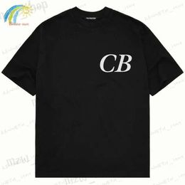 Men's T-shirts Summer Spring Loose Green Grey White Black Cole Buxton T Shirt Men Women High Quality Classic Slogan Print Top Tee with Tag 409