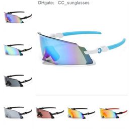 Designer Oakleies Sunglasses Oakly Okley Cycling Glasses Outdoor Sports Fishing Polarised Light Windproof and Sand Resistant with Myopia Frame 5 Lenses 58AY