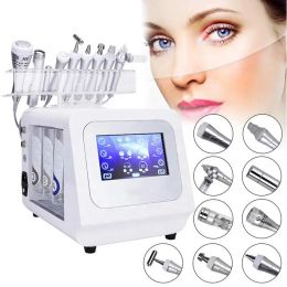Face 9 in 1 Oxygen Hydrogen Small Bubble Machine HydraFacial Beauty Device Cleansing Pigment Black Head Removal Skin Rejuvenation