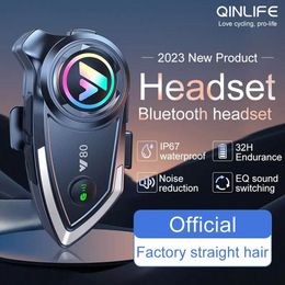 Y80 Motorcycle Bluetooth 5.3 Helmet Headset Wireless Waterproof Handsfree Call Music Earphone for Riders Moto Headset