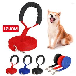 Dog Collars 10m Long Leash With Handle Durable Pet Lead Rope Outdoor Training Lanyard Belt For Small Medium Large Dogs Accessories