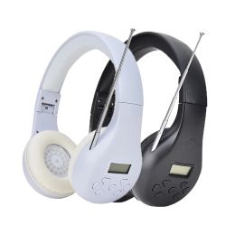 Radio Portable FM Radio Headphones Ear Muffs with Digital Display Headset Radio Receiver Great Sound Effect for Walking Jogging