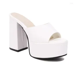 Sandals Large Size Oversize Big Platform Shoes Fashion With Heels For Women And Ladies Simple Elegant