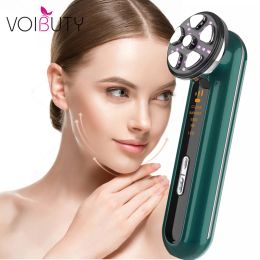Device Mesotherapy Electroporation Rf Radio Frequency Led Photon Face Lifting Tighten Wrinkle Removal Facial Skin Care Beauty Massager