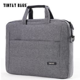Backpack TINYAT Men's bag Laptop bag for 14 Briefcase Handbag Nylon Laptop Case Women Crossbody bag Waterproof Sling bag Grey 513