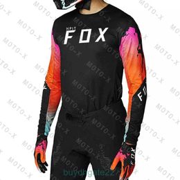 Men's T-shirts New Motocross Hpit Fox Mtb Downhill Jersey Mx Cycling Mountain Bike Dh Maillot Ciclismo Hombre Quick Dry Racing HCHC