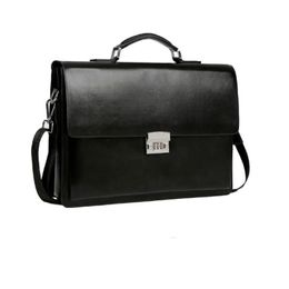 Mens Business Bags Theftproof Lock PU Leather Briefcases Bags Leather Laptop Handbags Male Shoulder Bags172L
