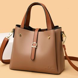 2021 New Luxury Handbags SIX Colour Women Fashion Shoulder Bags Large Capacity Casual Simple Travelling Bags High Quality Handbags