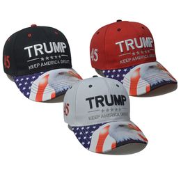 Embroidery Letter Hat Star Eagle US Flag Donald Trump Baseball Caps Mens Fashion 2024 New Keep America Again US President Election Women Casual Snapback Hats