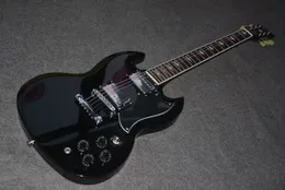 Black G-400 High quality SG electric guitar, nickel chrome hardware hardware, small pickup guard, in stock, fast shipping