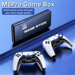 Consoles Video Game Console 128G Built In 10000 M8 Pro Retro Game Console For PS1 Family TV Wireless Joystick Gamepad Or Children's Gift