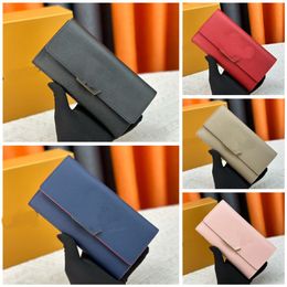 Fashion flowers designer zipper wallets luxurys Men Women leather bags High Quality Classic Letters coin Purse Original Box card holder card holder With box