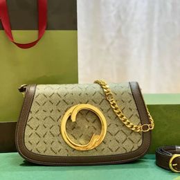 Blondie Fashion Shoulder Designer Bags Women 699268 Leather Lady Chain Bag Green Black Red White Brown Lady Crossbody255j