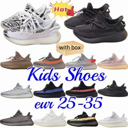 Toddlers Shoes Kids Sneakers Running Designer Children Boys Shoe zebra Girls Runner white trainers youth sneaker black Blue earth Toddler kid Shoe siz e2I6#