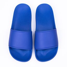 Summer sandals and slippers for men and womens plastic home use flat soft casual sandal shoes dark blue