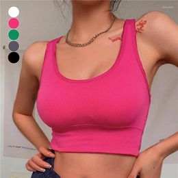 Yoga Outfit Sexy Sports Bra Fitness Top Women Seamless High Impact Underwear Push-Up Sportswear Bralette Tops