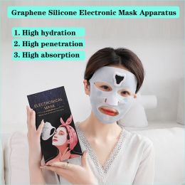 Device Electric Facial Massage Mask Ems Magnet Pluse Face Beauty Massager Anti Wrinkle Moisturizing Cream Absorption Lifting Skin Spa