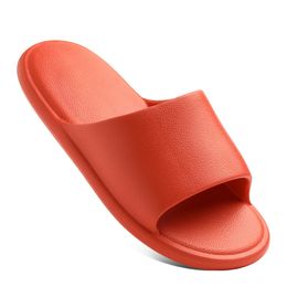 EVA slippers for household use anti slip and non slip bath pool indoor falts scuffs sandals red