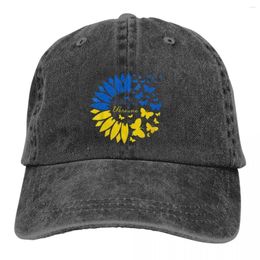 Ball Caps Fashion Casual Multicolor Hat Peaked Women's Cap Peace For Ukraine Sunflower Personalized Visor Protection Hats Travel Gift