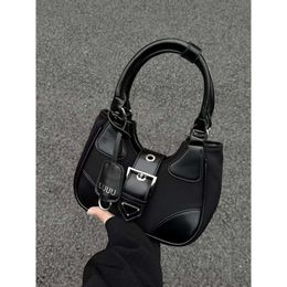 Small Casual Spicy Girl Motorcycle Underarm 2023, Women's New Trendy and Versatile Shoulder Bag 75% factory direct sales