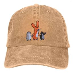 Ball Caps Fashion Pure Color Dad Hats Krtek The Little Mole And Friends Women's Hat Sun Visor Baseball Peaked Cap For Travel Gift