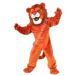 High quality power cat lion Mascot Costume Top Cartoon Anime theme character Carnival Unisex Adults Size Christmas Birthday Party Outdoor Suit