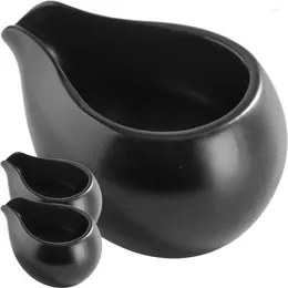 Dinnerware Sets Round Mouth Milk Spoon Sauce Bucket Gravy Pitcher Boats Cup Coffee Syrup Pitchers Saucer Espresso