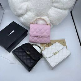 Diagonal Fashionable Luxury handbags Handbag wallte One Shoulder 2024 Straddle Small Square Bag full Set Plastic Autumn/winter Wrapped Bags for Women