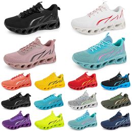 Homens Mulheres Running Sapatos Treinador de Moda Tripla Preta Branca Vermelha Amarelo Verde Verde Pêssego Teal Teal Rosa Fúcsia Esportes Respiráveis Esportes Trinta