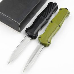 Aluminium Handle BM 3300 Tactical Auto Knife 440 Blade Camping Survival Pocket Knives Self Defence EDC Tool