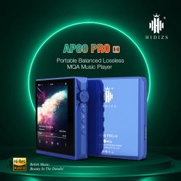 Players Hidizs AP80 PRO X MP3 Player Portable Balanced Lossless MQA Music Bluetooth Player FLAC LDAC USB DAC DSD64/128 FM Radio DAP