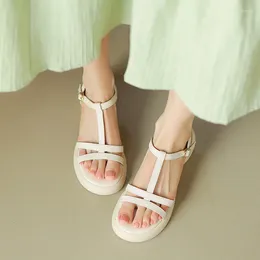 Sandals Big Size Oversize Large Round Toe Fashion With Heels Simple And Elegant Comfortable Light Weight Trend