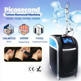 Wide Application Nd Yag Super Picosecond Laser Painless Tattoo Removal Skin Tone Brightening Picolaser for Pigment Treatment Spot Freckle Remove