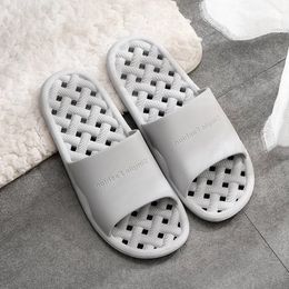 Holes Flats Slippers For Mens Womens Rubber Sandals summer beach bath pool water shoes