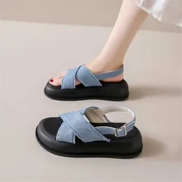 Slippers Canvas Number 37 Low Luxury Sandals Woman Sneakers 2024 Shoes Water Sport Exercise First Degree Brand