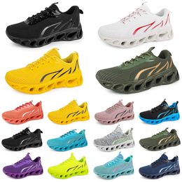men women running shoes fashion trainer triple black white red yellow purple green blue peach teal purple pink fuchsia breathable sports sneakers fifty eight