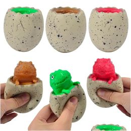 Decompression Toy Magic Squirrel Relief Surprise Dinosaur Eggs Cup For Anxiety Sensory Squeeze Drop Delivery Toys Gifts Novelty Gag Dhb4S