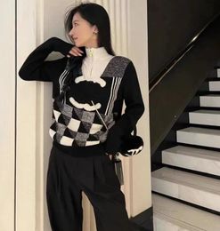 Damenpullover Designer Damen Pullover Pullover Mode Luxus Strickpullover Mantel