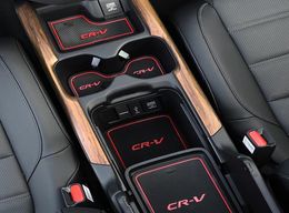 Car Dashboard Antiskid Pad Door Slot Pad Dustproof For Honda CRV CRV 2013 2014 2015 2016 2017 2018 2019 Interior Accessories3135775