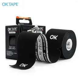 Knee Pads OK TAPE Kinesiology 5CM X 5M Precut 20 Strips Latex Free Elastic Athletic Bandage Gym Fitness Ankle Finger Arm